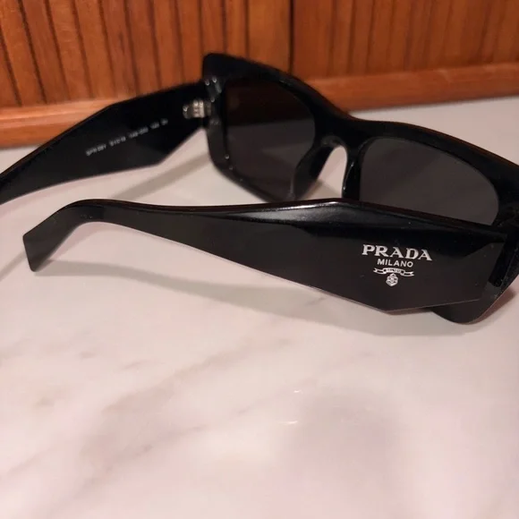 Prada Black Square Sunglasses - Picture 3 of 3